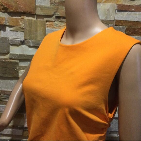 COS Cathered Orange Dress - Picture 3 of 9